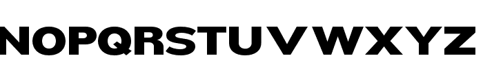 Nsai Pro Expanded ExtraBold Font UPPERCASE