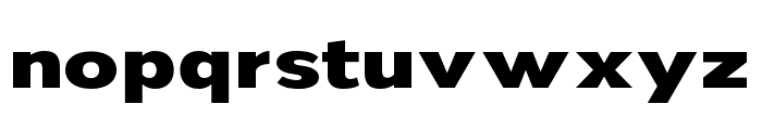Nsai Pro Expanded ExtraBold Font LOWERCASE