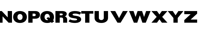 Nsai Pro Expanded Heavy Font UPPERCASE