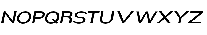 Nsai Pro Expanded Italic Font UPPERCASE