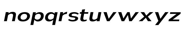 Nsai Pro Expanded Medium Italic Font LOWERCASE