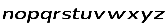 Nsai Pro Expanded News Italic Font LOWERCASE