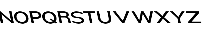 Nsai Pro Expanded News Slanted Font UPPERCASE