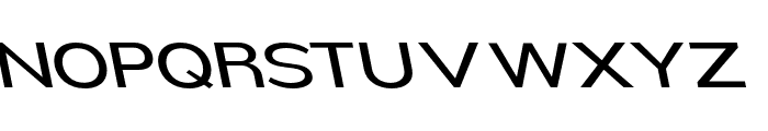 Nsai Pro Expanded Slanted Font UPPERCASE