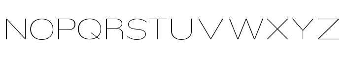 Nsai Pro Expanded Thin Font UPPERCASE