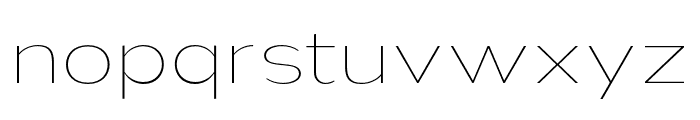 Nsai Pro Expanded Thin Font LOWERCASE