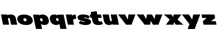 Nsai Pro Expanded Ultra Slanted Font LOWERCASE