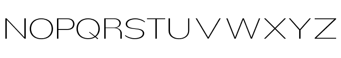 Nsai Pro Expanded UltraLight Font UPPERCASE