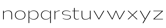 Nsai Pro Expanded UltraLight Font LOWERCASE