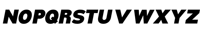 Nsai Pro ExtraBlack Italic Font UPPERCASE