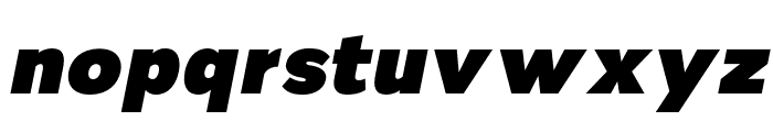 Nsai Pro ExtraBlack Italic Font LOWERCASE