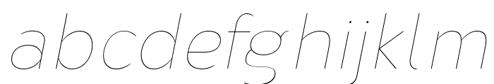 Nsai Pro Hairline Italic FONT