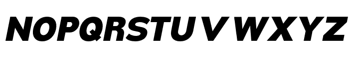 Nsai Pro Heavy Italic Font UPPERCASE