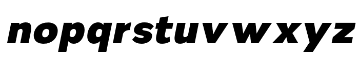 Nsai Pro Heavy Italic Font LOWERCASE