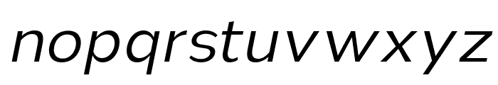 Nsai Pro Light Italic Font LOWERCASE