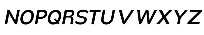 Nsai Pro Medium Italic Font UPPERCASE