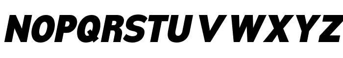 Nsai Pro Narrow Black Italic Font UPPERCASE