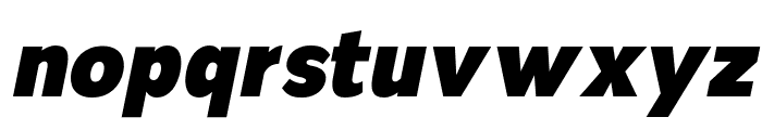 Nsai Pro Narrow Black Italic Font LOWERCASE