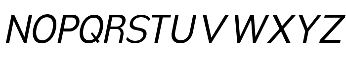 Nsai Pro Narrow Book Italic Font UPPERCASE