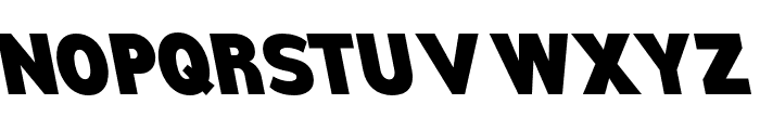 Nsai Pro Narrow ExtBlk Slant Font UPPERCASE