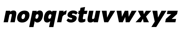 Nsai Pro Narrow Heavy Italic Font LOWERCASE