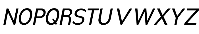 Nsai Pro Narrow Italic Font UPPERCASE