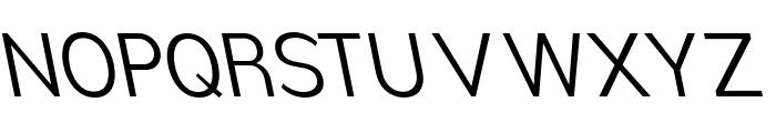 Nsai Pro Narrow Light Slanted Font UPPERCASE