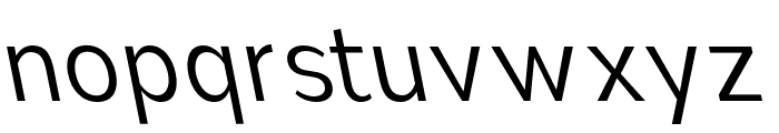 Nsai Pro Narrow Light Slanted Font LOWERCASE