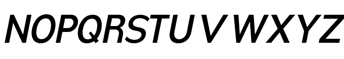 Nsai Pro Narrow Medium Italic Font UPPERCASE