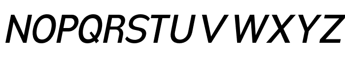 Nsai Pro Narrow News Italic Font UPPERCASE