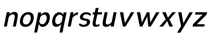 Nsai Pro Narrow News Italic Font LOWERCASE