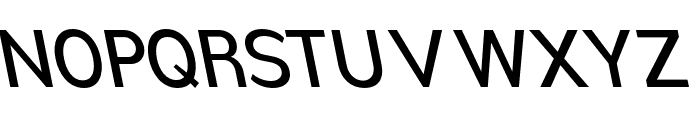 Nsai Pro Narrow News Slanted Font UPPERCASE