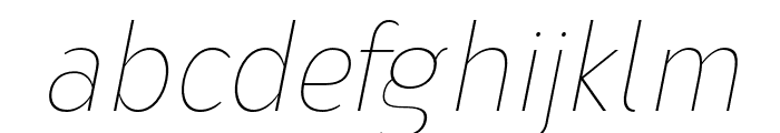 Nsai Pro Narrow Thin Italic FONT