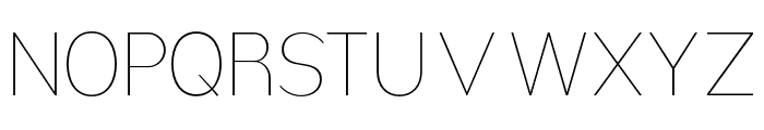 Nsai Pro Narrow Thin Font UPPERCASE