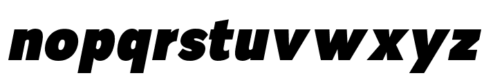 Nsai Pro Narrow Ultra Italic Font LOWERCASE