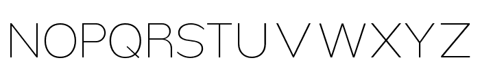 Nsai Pro Ultra Light Font UPPERCASE