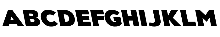 Nsai Pro Wide Black Slanted Font UPPERCASE