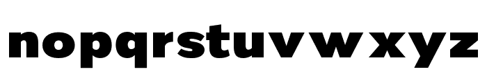 Nsai Pro Wide Black Font LOWERCASE