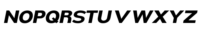 Nsai Pro Wide Bold Italic Font UPPERCASE