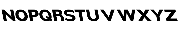 Nsai Pro Wide Bold Slanted Font UPPERCASE