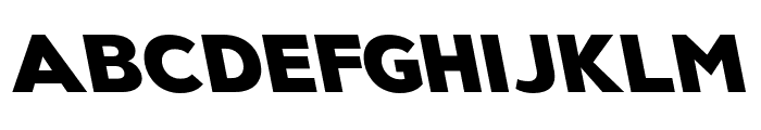 Nsai Pro Wide ExtBd Slant Font UPPERCASE