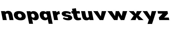 Nsai Pro Wide ExtBd Slant Font LOWERCASE