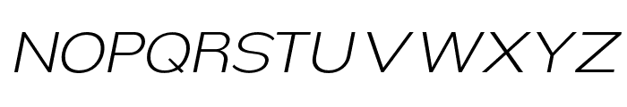 Nsai Pro Wide ExtLt Ita Font UPPERCASE