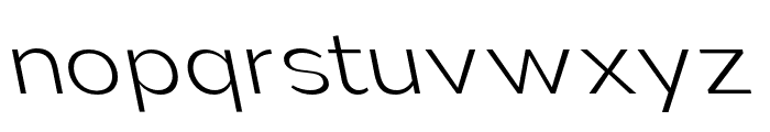 Nsai Pro Wide ExtLt Slant Font LOWERCASE