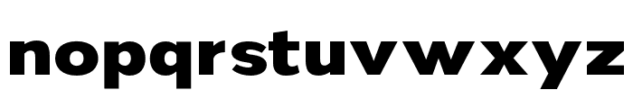 Nsai Pro Wide ExtraBold Font LOWERCASE