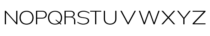 Nsai Pro Wide ExtraLight Font UPPERCASE