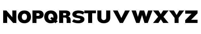 Nsai Pro Wide Heavy Font UPPERCASE