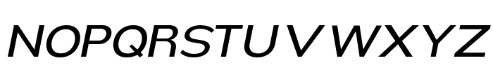 Nsai Pro Wide Italic Font UPPERCASE