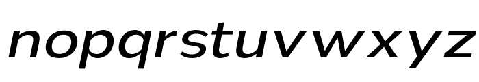 Nsai Pro Wide Italic Font LOWERCASE