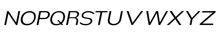 Nsai Pro Wide Light Italic Font UPPERCASE